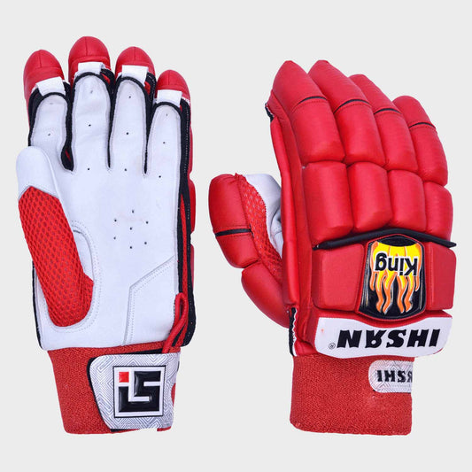 Cricket Batting King Gloves Red