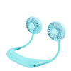 Mini Portable USB Rechargeable Neck Fan, 3-Speed Hand-Free Cooling