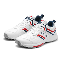SOLM8 S1 Cricket Shoes -  Red Blue