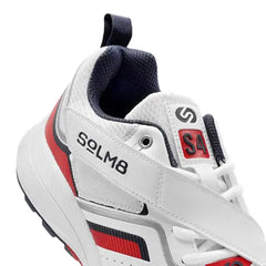 SOLM8 S4 Cricket Shoes - Red Navy