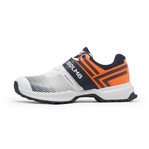 Solm8 S8 Cricket Shoes - Navy Orange