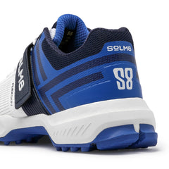 Solm8 S8 Cricket Shoes - White Blue