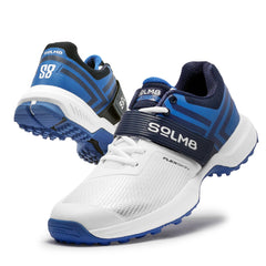 Solm8 S8 Cricket Shoes - White Blue