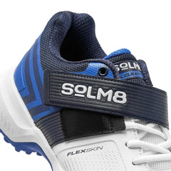 Solm8 S8 Cricket Shoes - White Blue