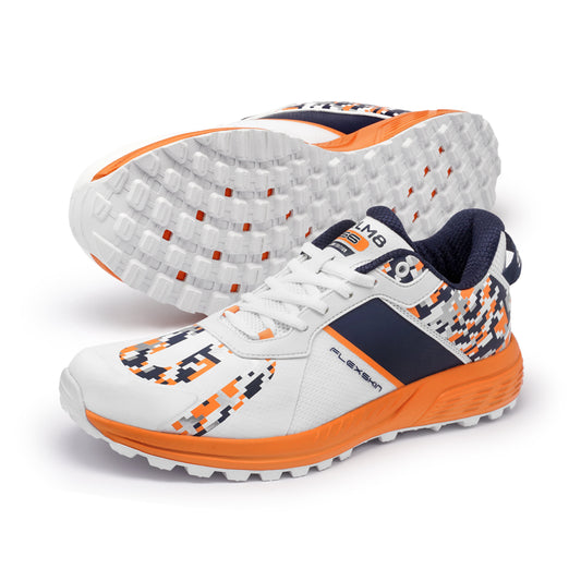 SOLM8 S6 Cricket Shoes - Orange Navy