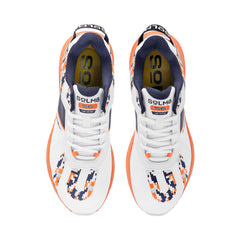 SOLM8 S6 Cricket Shoes - Orange Navy