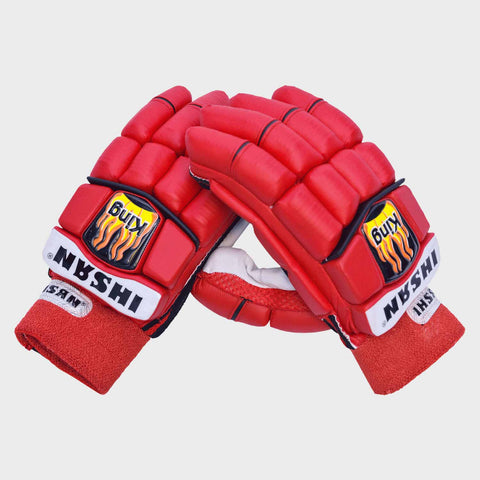 Cricket Batting King Gloves Red